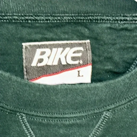 Rare Vintage BIKE brand Christmas holiday religious jesus sweater sweatshirt LG - Picture 4 of 10